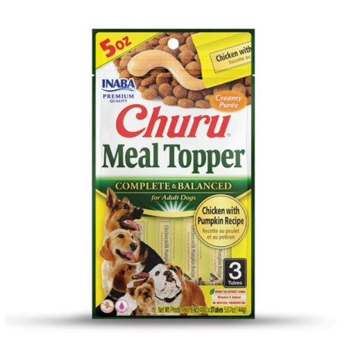 Inaba - CHURU MEAL TOPPER Chicken with Pumpkin Recipe - 3 Tubes