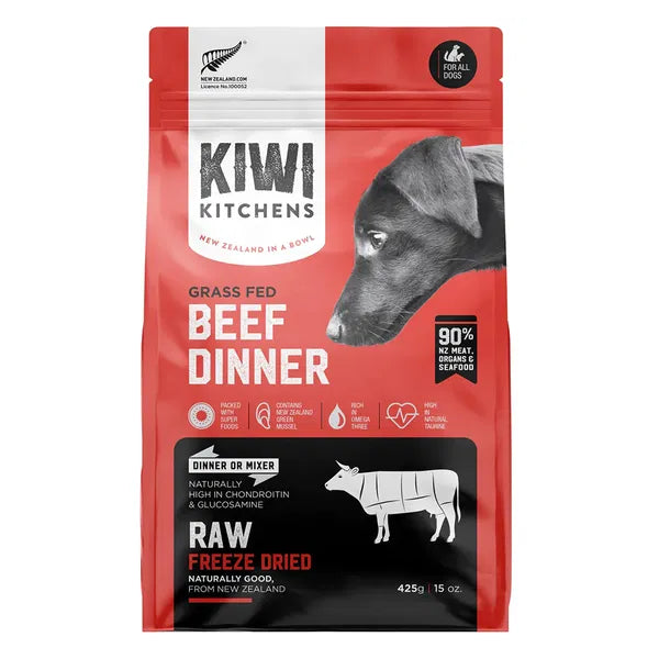 Kiwi Kitchens - Freeze-Dried Dog Food Beef Dinner