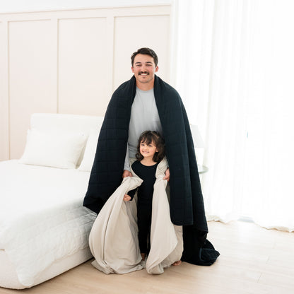 Adult Quilted Blanket in Midnight 1.0