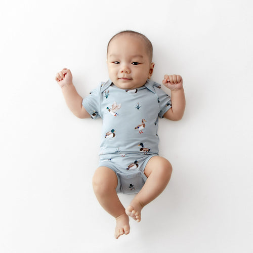 Bodysuit in Mallard Duck