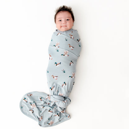 Swaddle Blanket in Mallard Duck