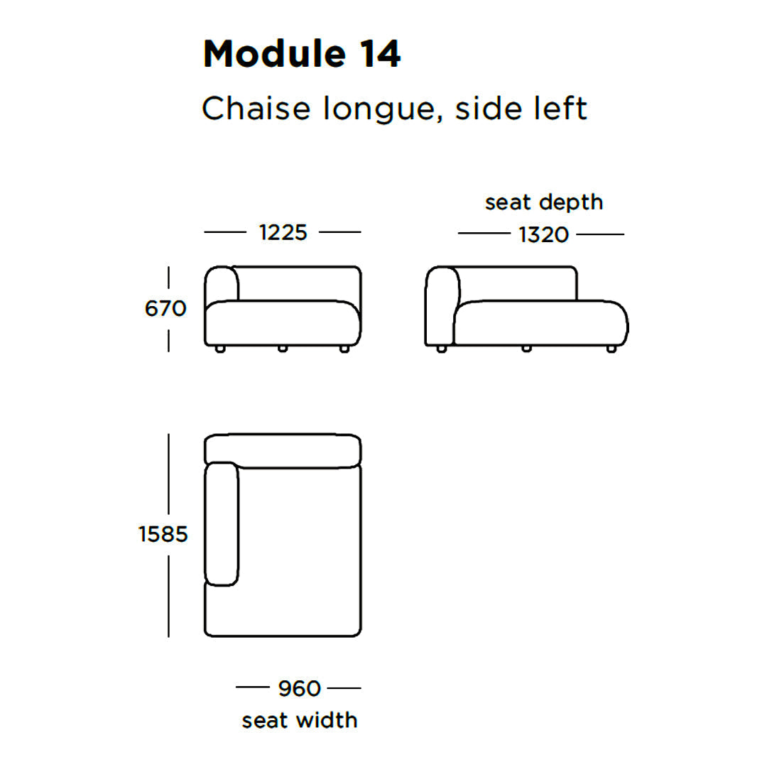 Boketto Modular Sofa (Modules 9-16)