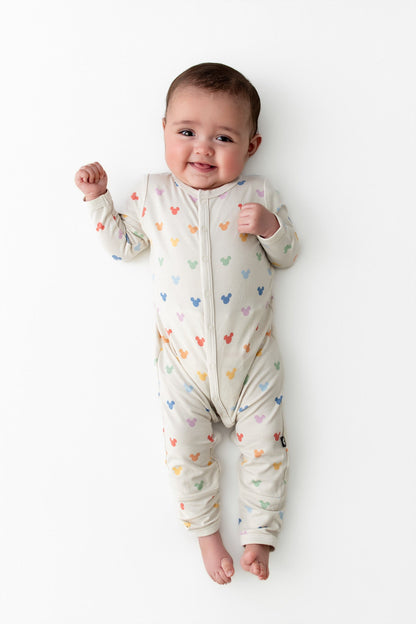Romper in Pastel Mickey Mouse