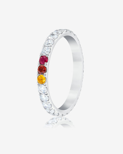 2.5 mm Personalized Classic Diamond Ring