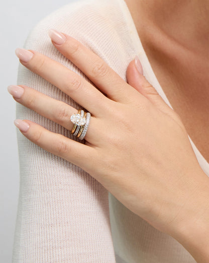 2 mm Classic Gold Band with Birthstone