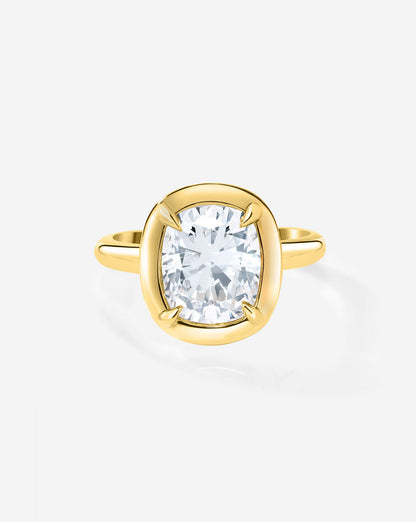 3.02 Cushion Lab Diamond in Cloud Bezel