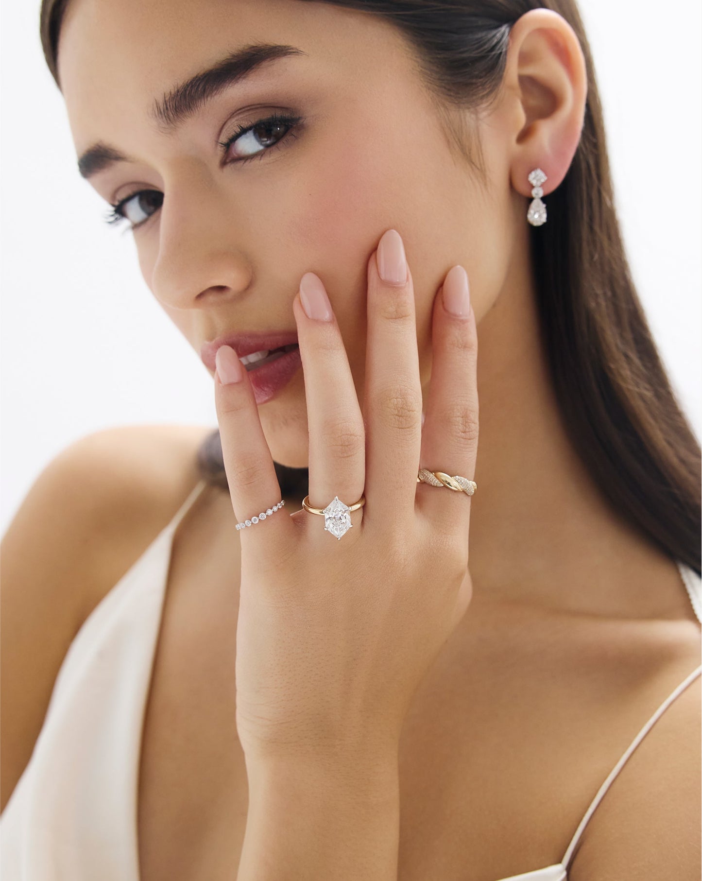 3.05 Duchess Lab Diamond in Cloud Solitaire