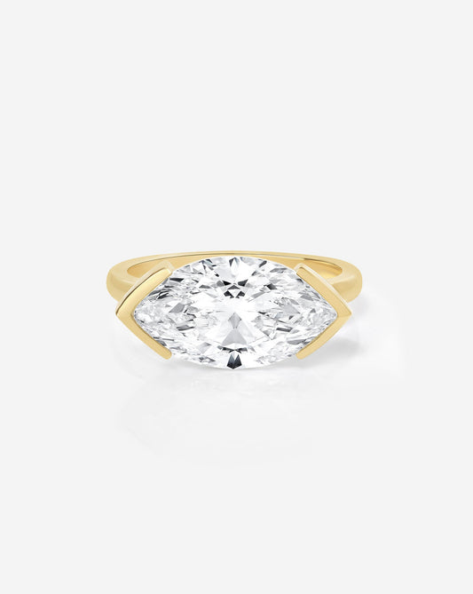 3.03 Marquise Lab Diamond in The Edge