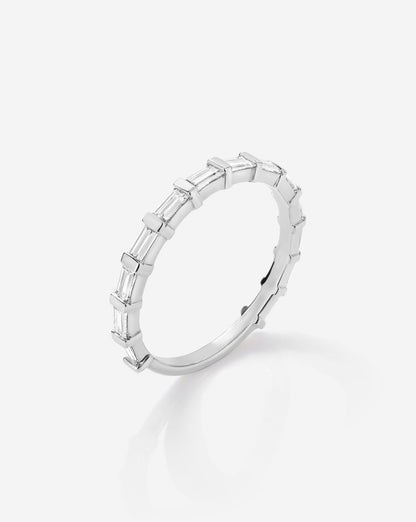 Baguette Bar 3/4 Diamond Band
