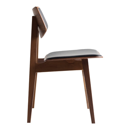 1960 Wood Side Chair - Seat & Back Upholstered