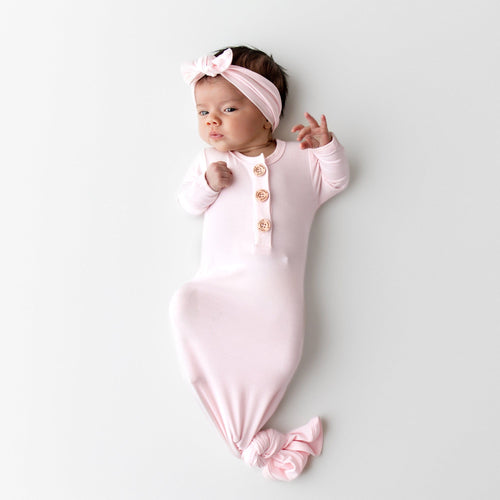 Knotted Gown with Bow Set in Sakura
