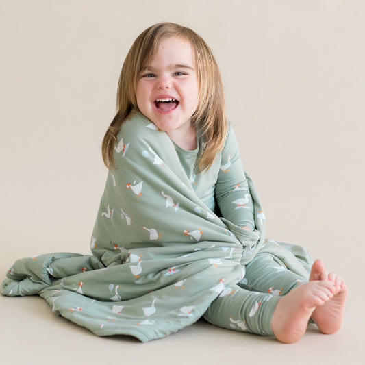 Toddler Blanket in Silly Goose 1.0