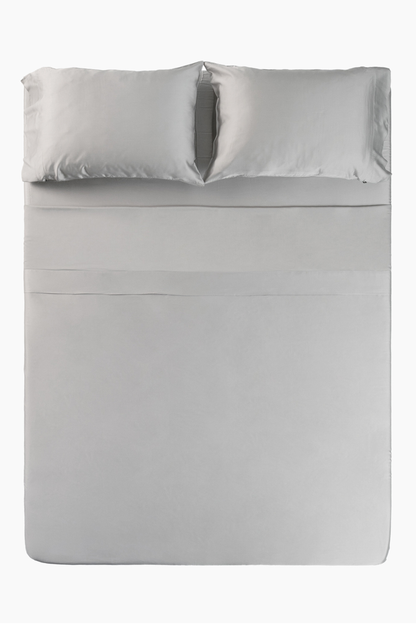 Bamboo Sateen Sheet Set in Dove Gray