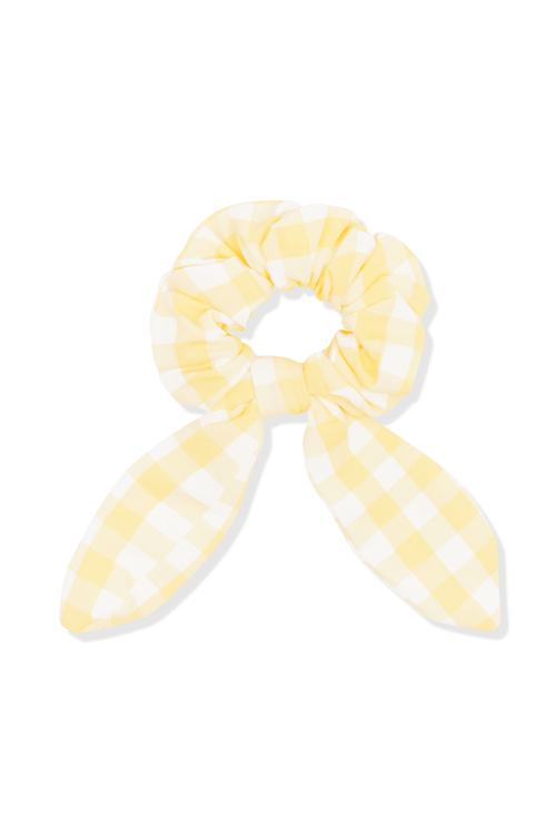 Scrunchie in Gingham Chamomile