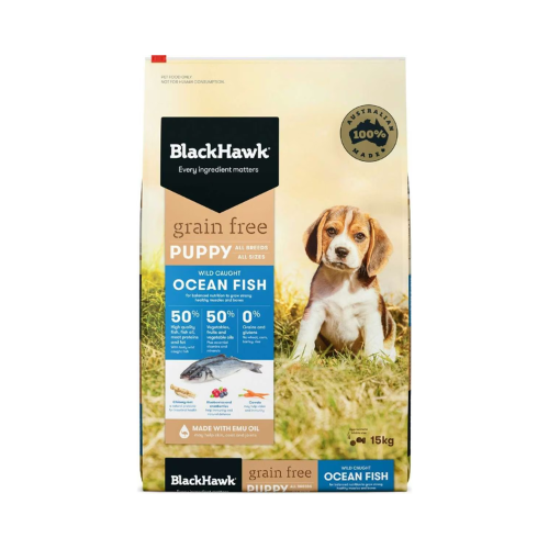 Black Hawk - Puppy Grain Free Wild Caught Ocean Fish 2.5kg