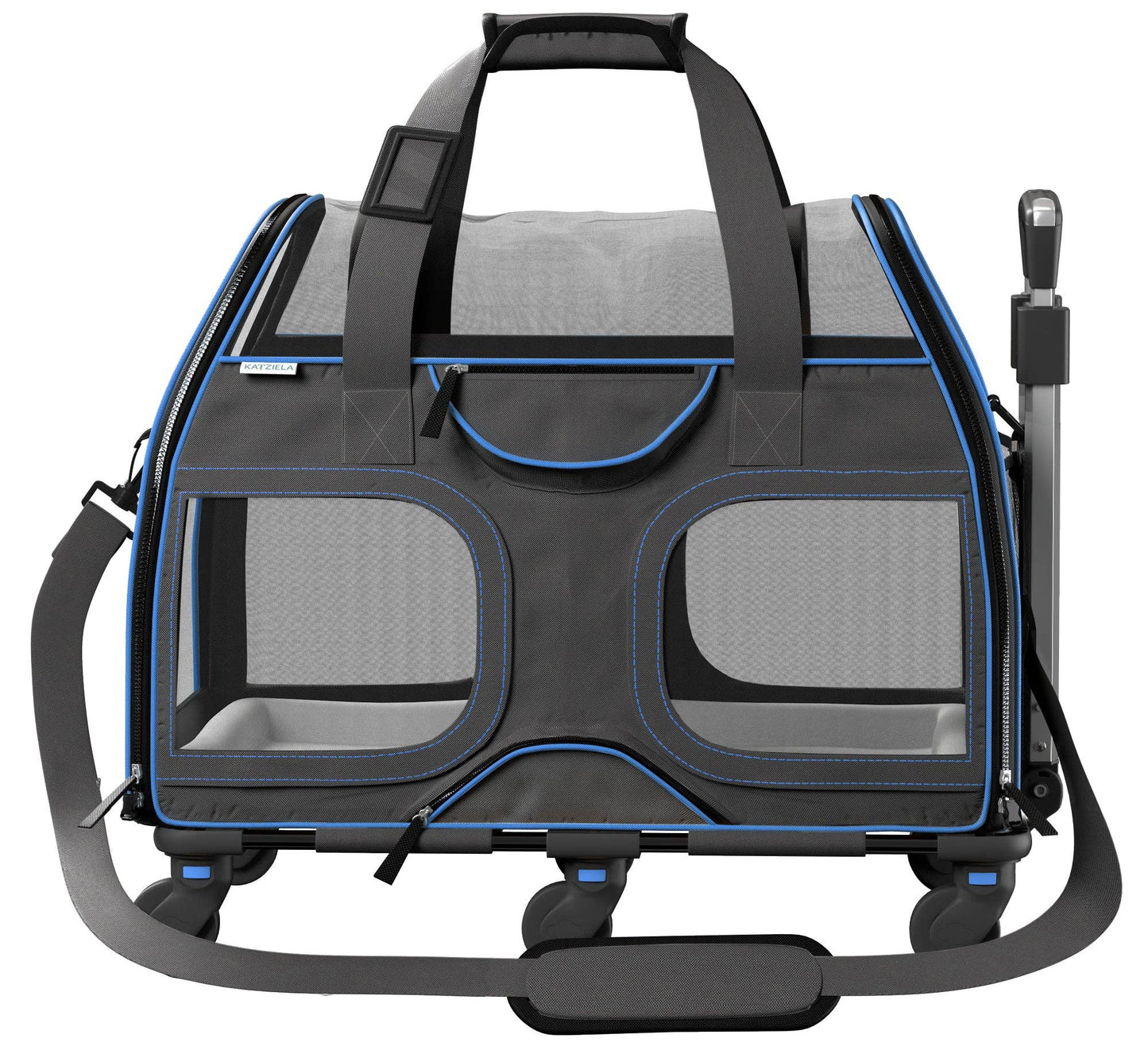 Luxury Rider Pet Carrier with Removable Wheels