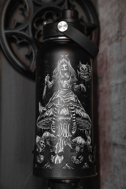 Alice Down The Rabbit Hole 32oz Water Bottle