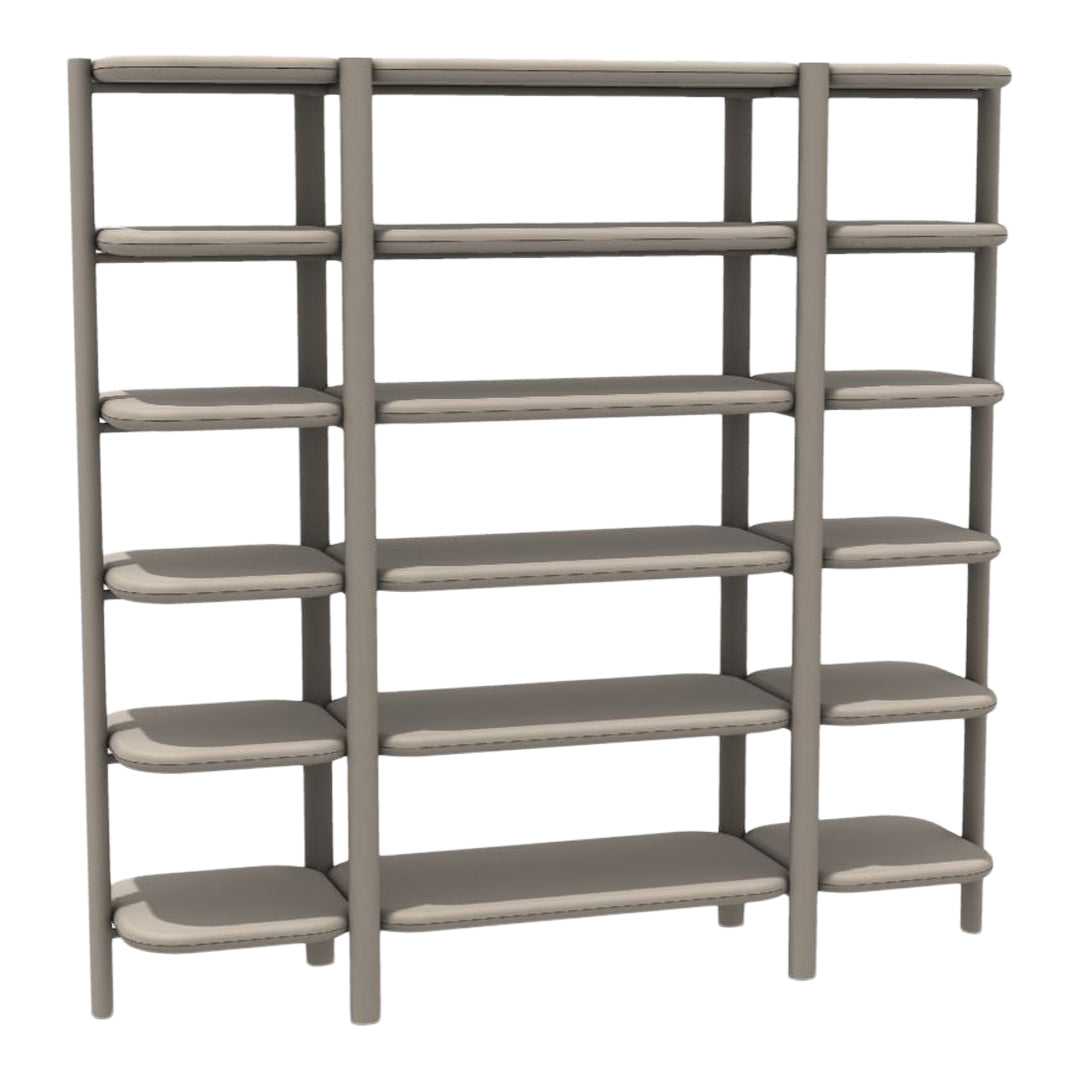Anam Freestanding Bookcase - Fabric Coated Shelf