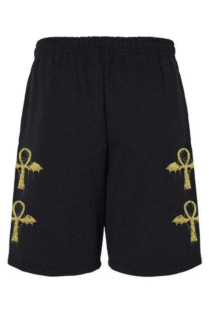Batwing Ankh Sweat Shorts [Unisex]