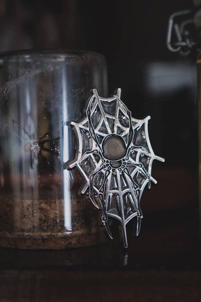 Arachnophobia Enamel Pin