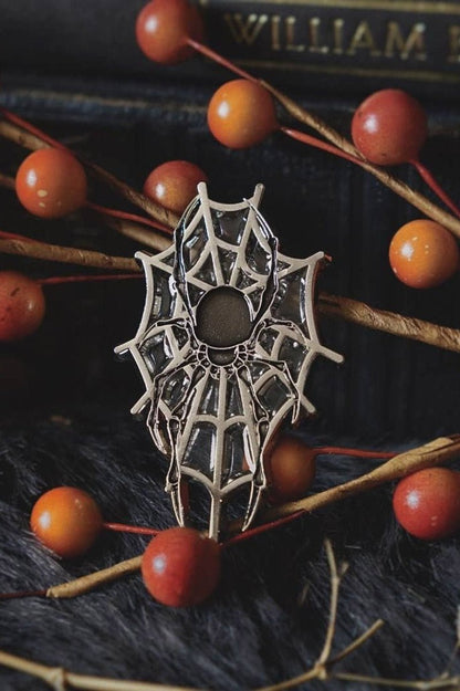 Arachnophobia Enamel Pin
