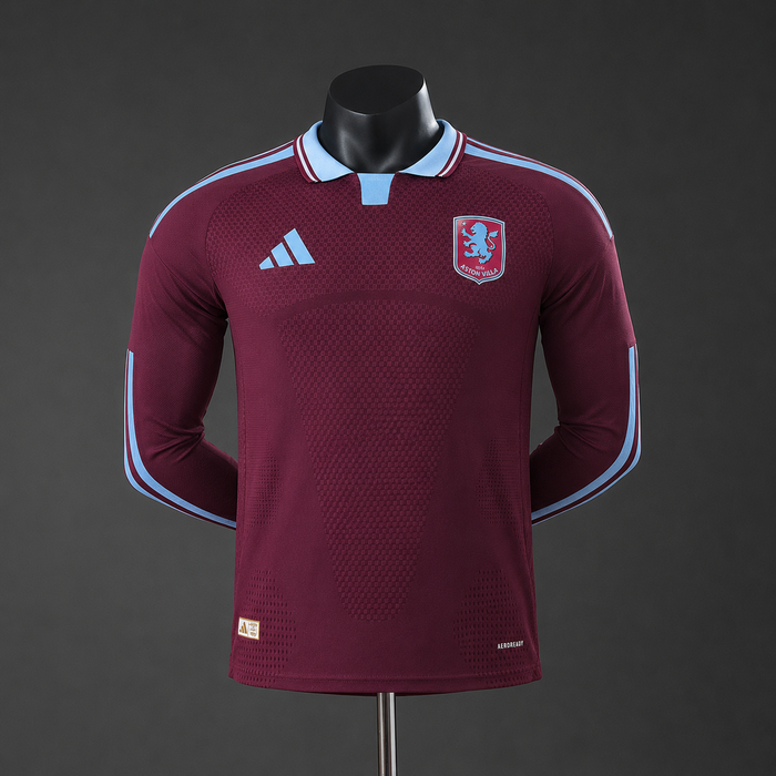 Aston Villa 26/27 Home Player Version Long Sleeve Jersey