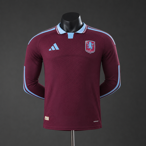 Aston Villa 26/27 Home Player Version Long Sleeve Jersey