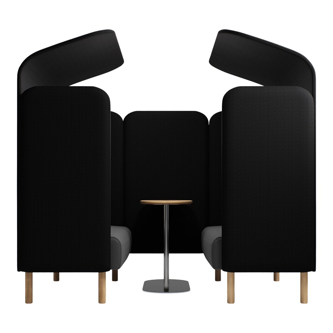 August 2-Seater Workbay - Extra Tall Back