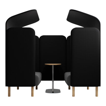 August 2-Seater Workbay - Extra Tall Back