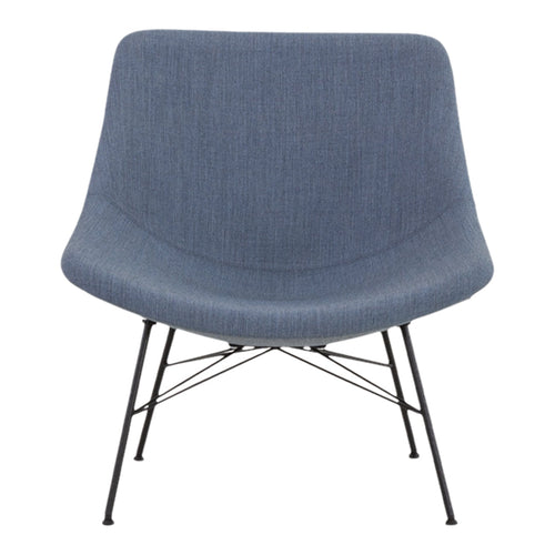 Auki Lounge Chair w/ Headrest - 4-Legs