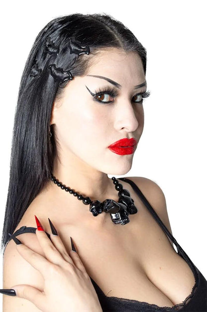 Bat Snap Hair Clips [BLACK]