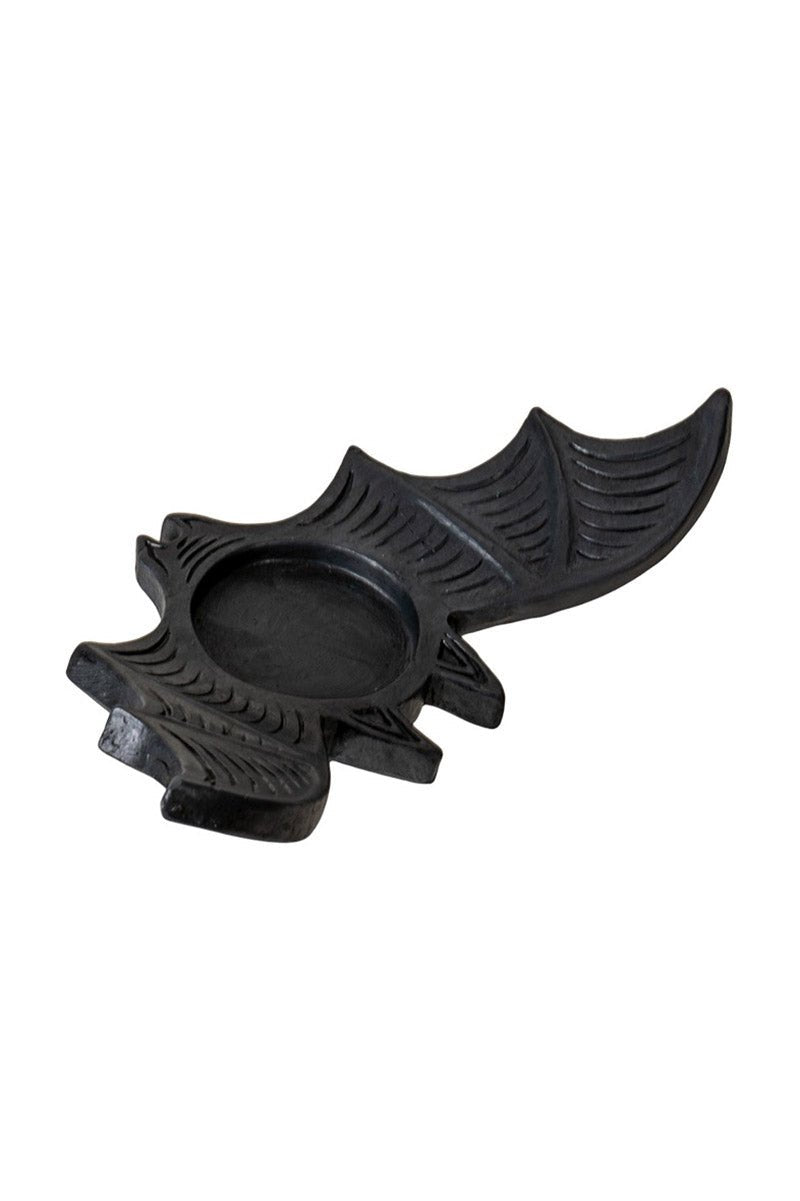 Black Bat Tealight Candle Holder