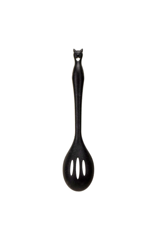 Alchemy Gothic Cat's Kitchen Slotted Spoon
