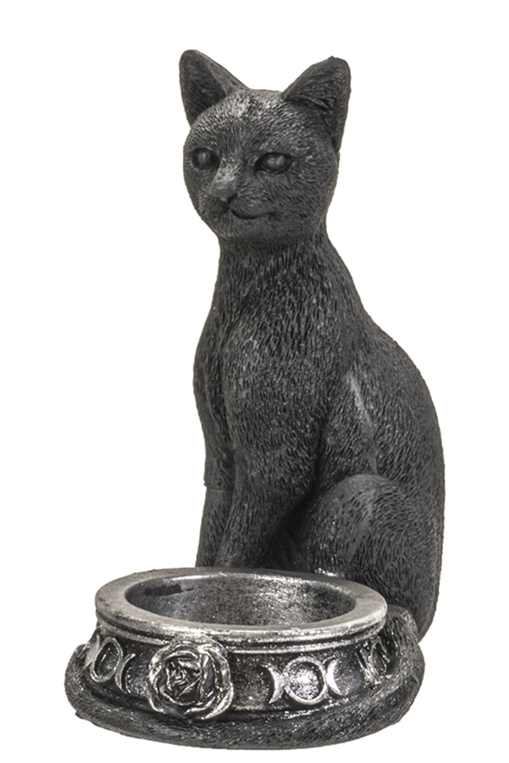 Black Cat Tea Light Candle Holder