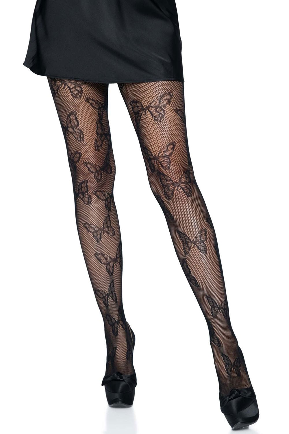 Black Fantasy Butterfly Tights