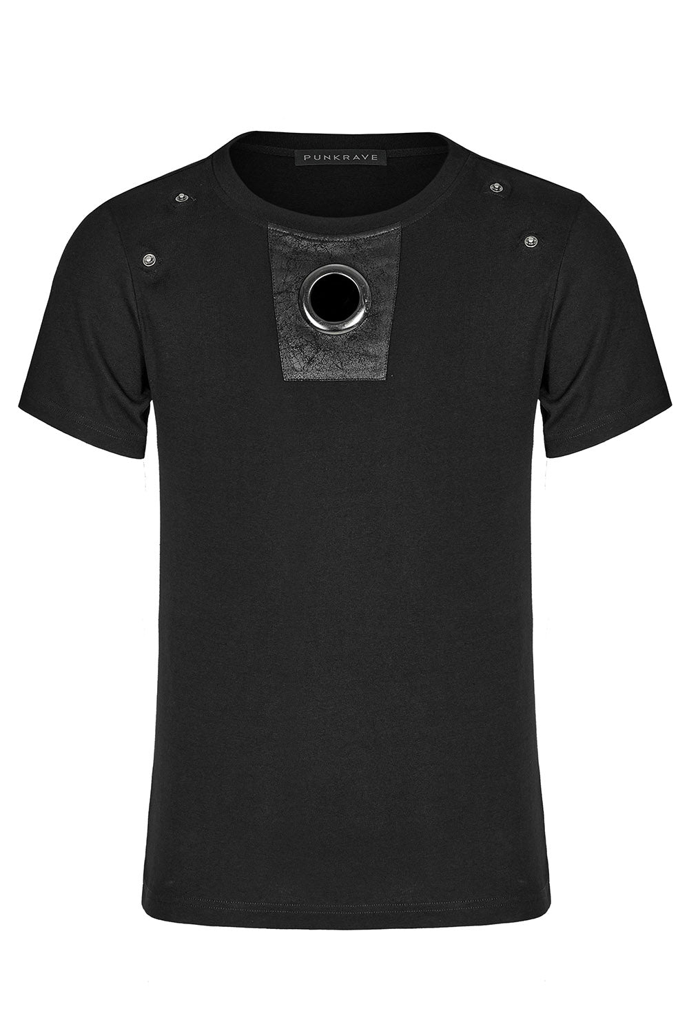 Black Metal Distressed Top