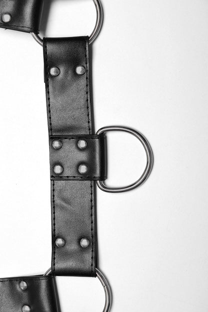 Black Oath O-Ring Chest Harness