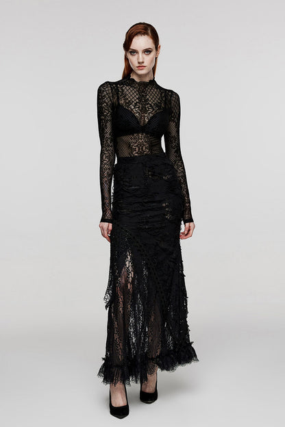 Annabel Lee Tattered Lace Skirt