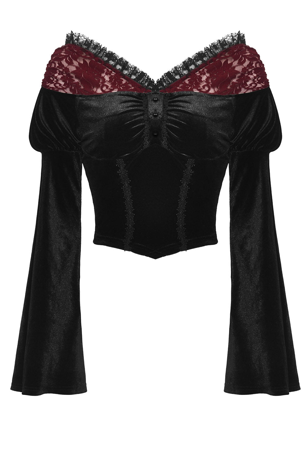 Blood Fantasia Velvet Top