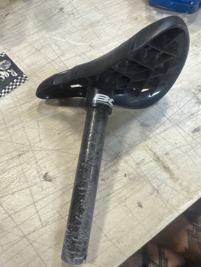 Box mini carbon seat/post combo 22.2