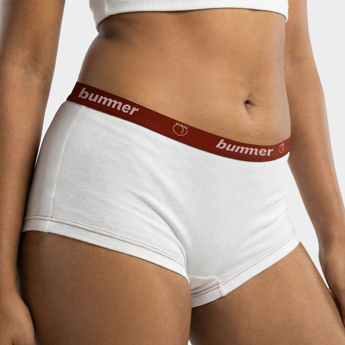 Brief & Boy Short Matching Set - Blanc