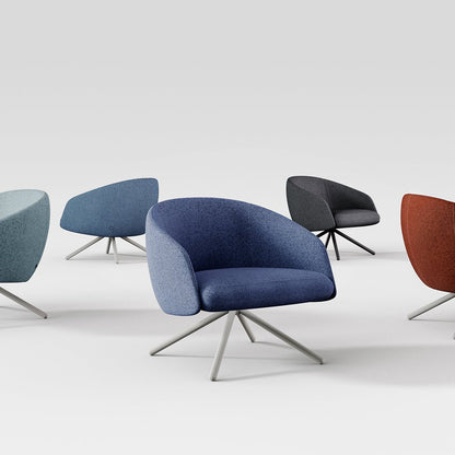 Bonny Lounge Chair - Swivel Base