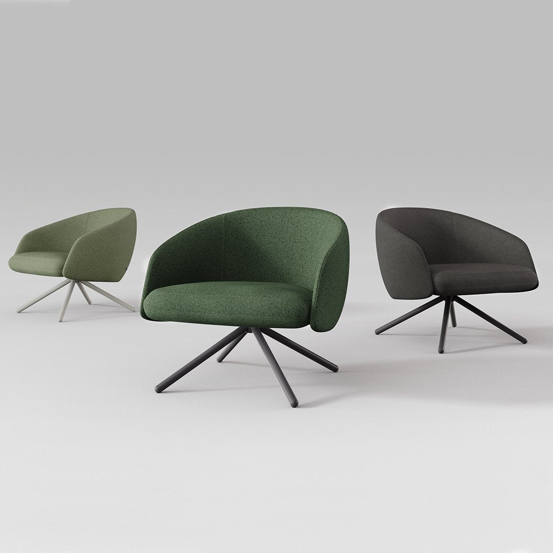 Bonny Lounge Chair - Swivel Base