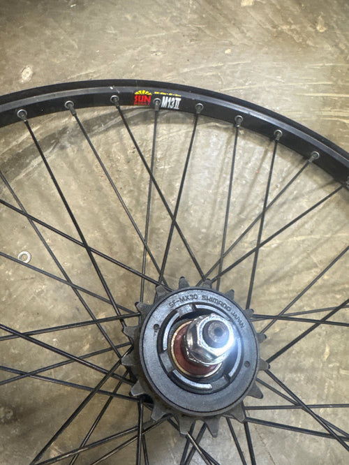 Bulletproof 20x11/8 bmx wheelset