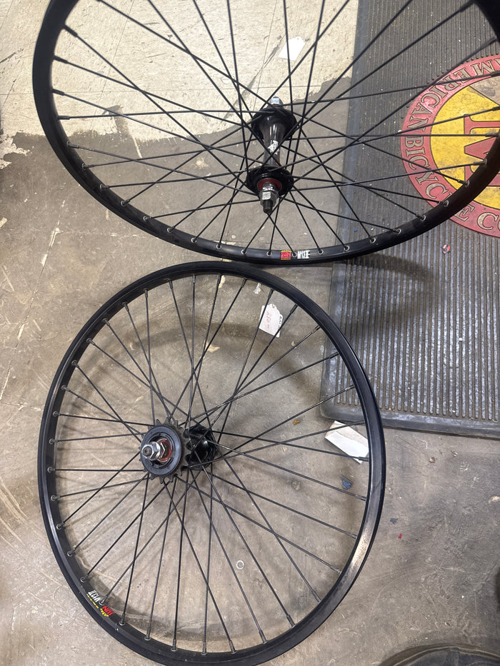 Bulletproof 20x11/8 bmx wheelset