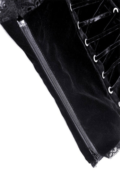 Burgundy Blood Ruffle Top