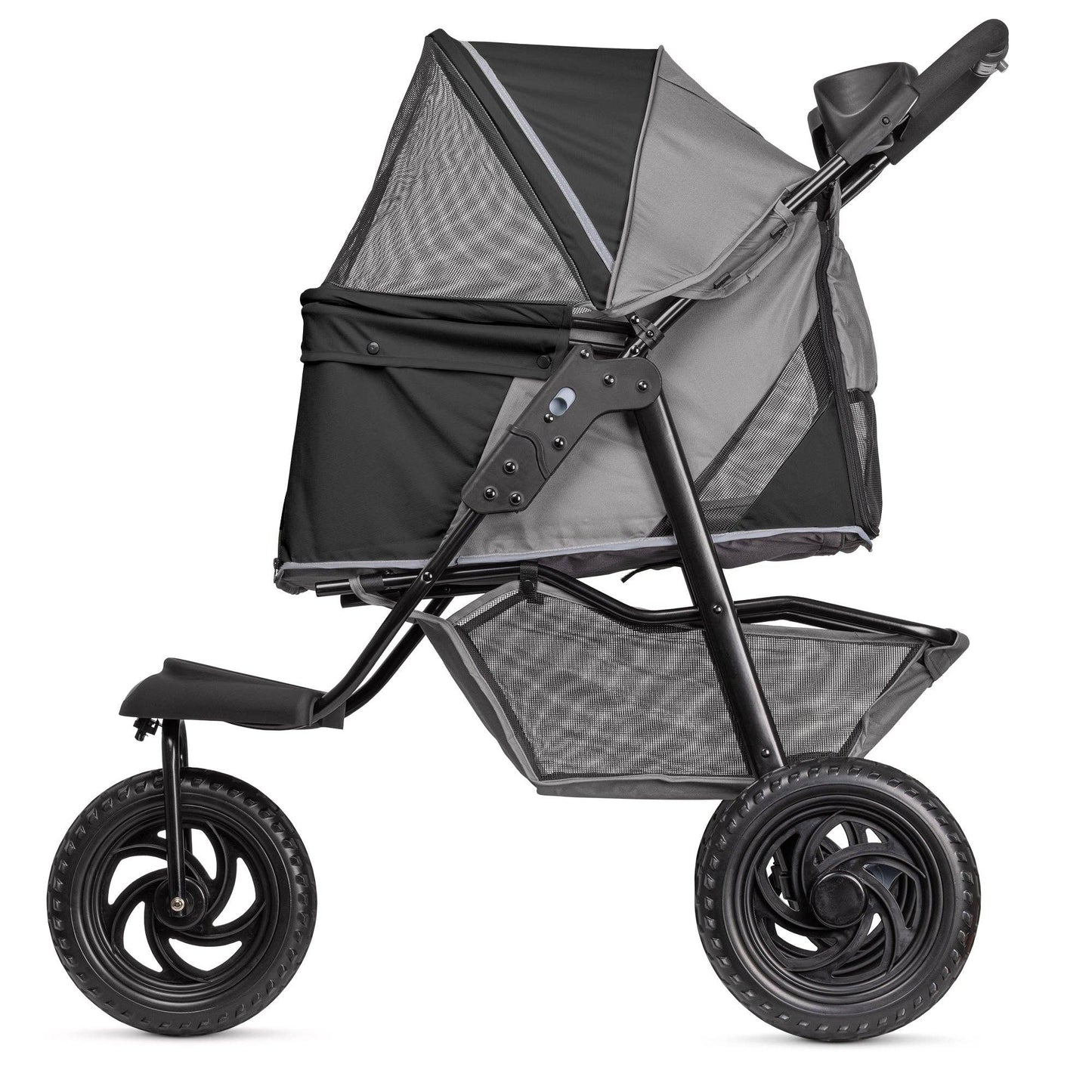 Dogline - TrailRunner Pet Stroller with 12" Mixed Terrain Rubber Tires