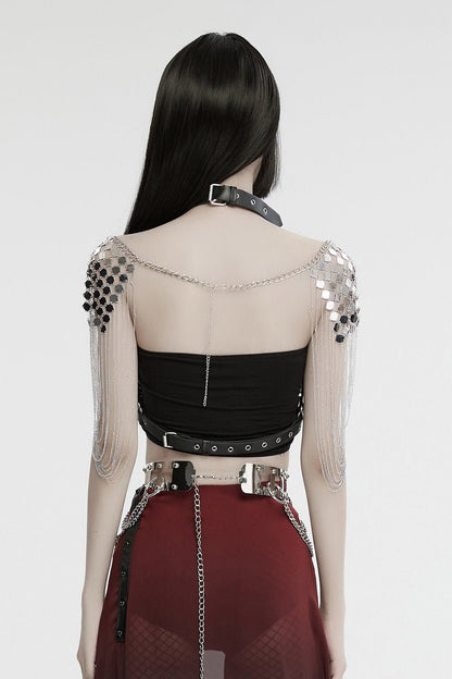 Caged Punk Chain Belt