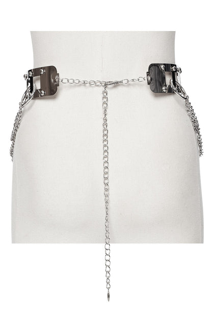 Caged Punk Chain Belt