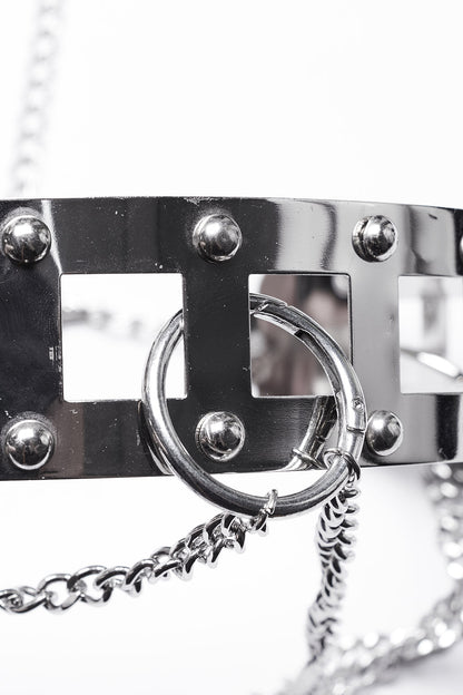 Caged Punk Chain Belt